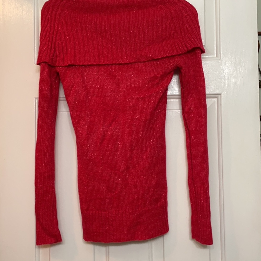 Red sequin sweater - Picture 5 of 6